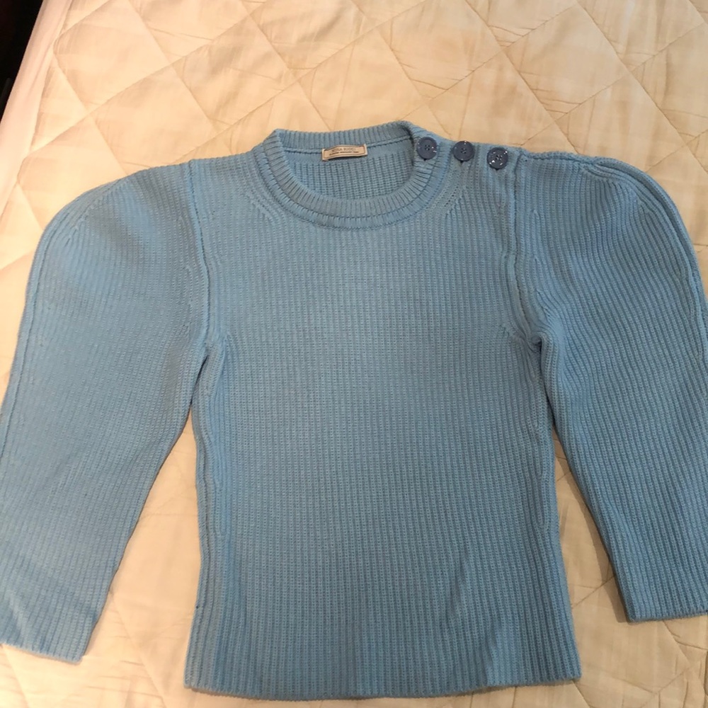 Nina Ricci oversized shoulder fitted sweater